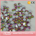SS10 rainbow color crystal beads wholesale non hotfix rhinestone for dress